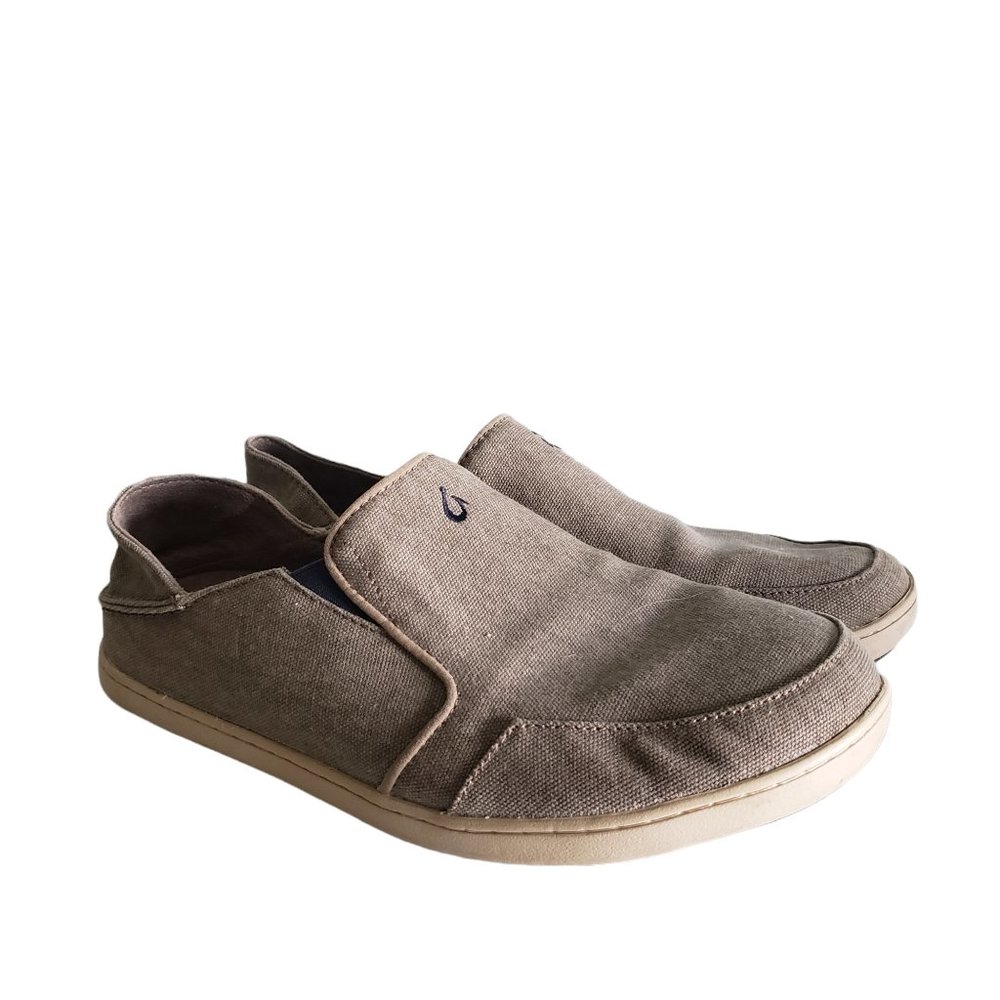 OLUKAI Men's Nohea Lole Slip-On Tan Size 10